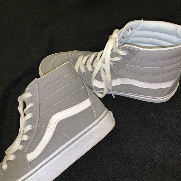 grey vans womens high tops